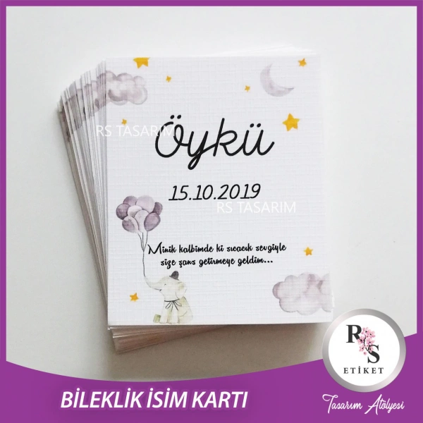 Şans Bileklik İsim Kartı -BK008