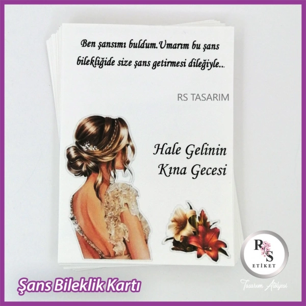 Şans Bileklik İsim Kartı -BK015