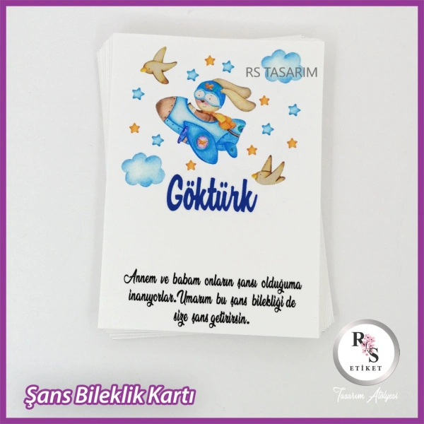 Şans Bileklik İsim Kartı -BK021
