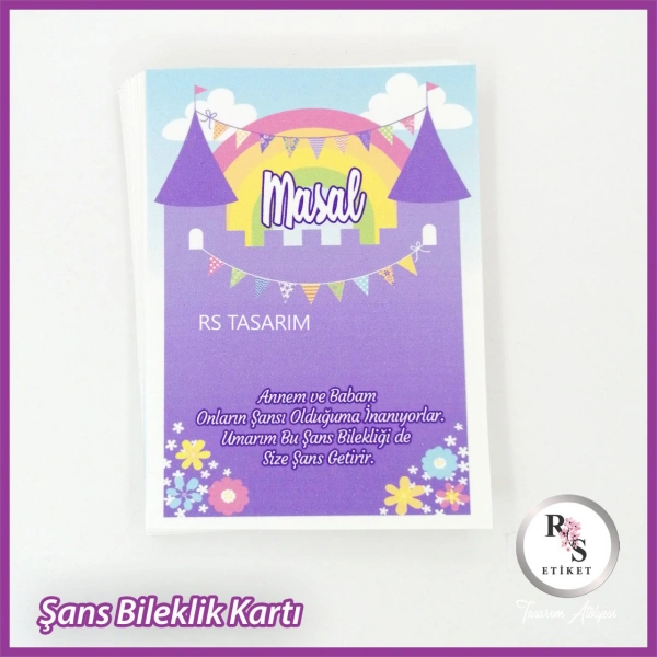 Şans Bileklik İsim Kartı -BK029