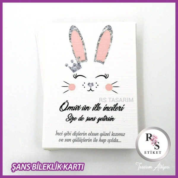 Şans Bileklik İsim Kartı -BK030