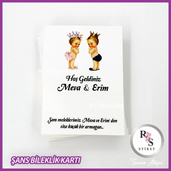 Şans Bileklik İsim Kartı -BK033