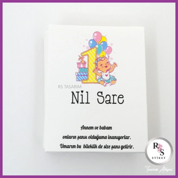 Şans Bileklik İsim Kartı -BK042