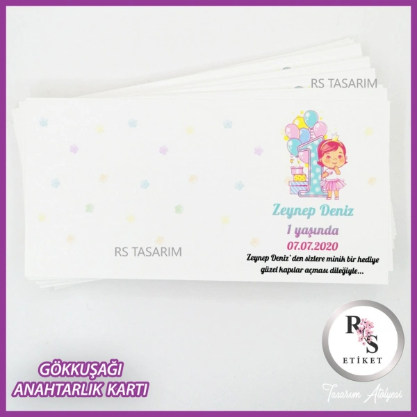 Yaprak Makrome Anahtarlık İsim Kartı -rs258