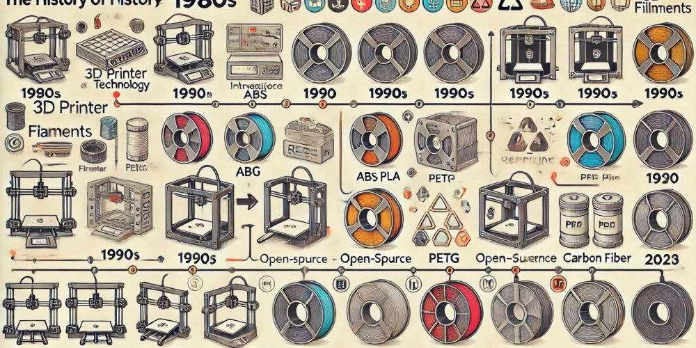 3D PRİNTER FİLAMENT TARİHİ