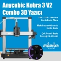 Anycubic Kobra 3 V2 Combo 3D Yazıcı
