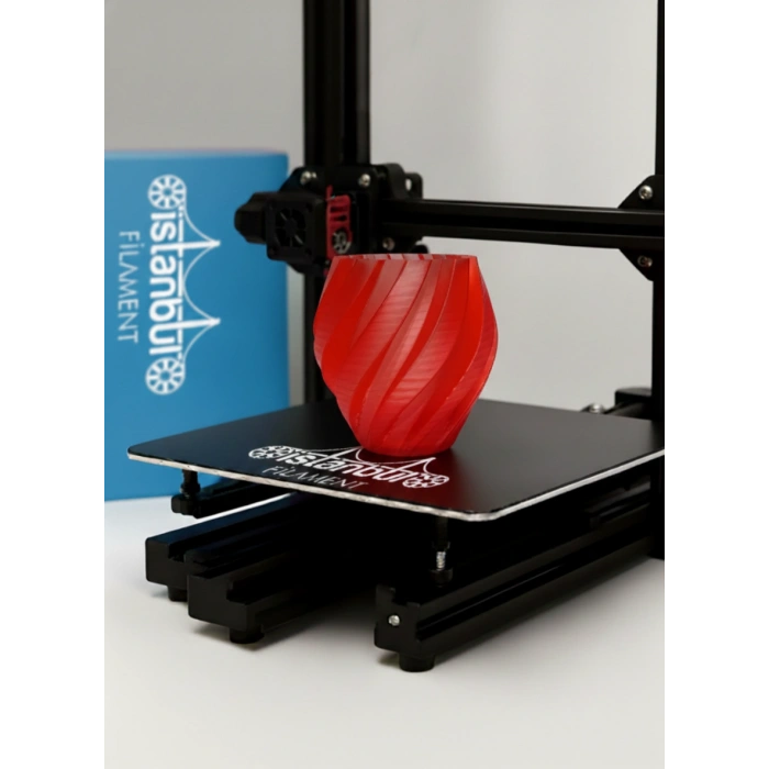 PLA + 500mms Transparan Kırmızı Renk 1KG