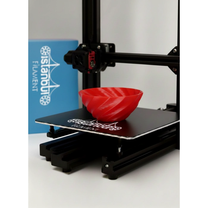 PLA + 500mms Transparan Kırmızı Renk 1KG