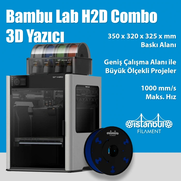 Bambu Lab H2D Combo 3D Yazıcı