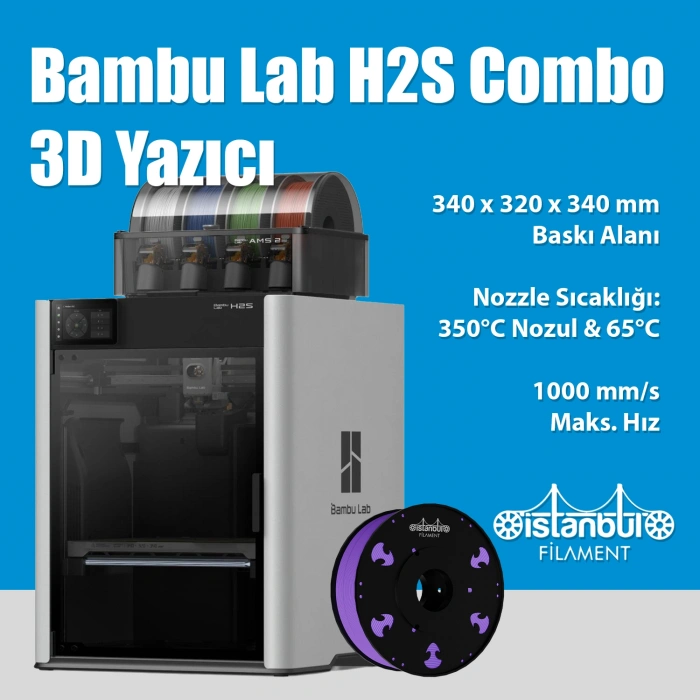 Bambu Lab H2S Combo 3D Yazıcı