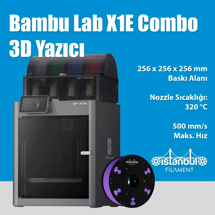 Bambu Lab X1E Combo 3D Yazıcı