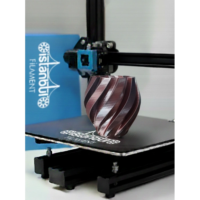 ÇİFT RENK SİLK PLA+ KIRMIZI - SİYAH DUAL COLOR