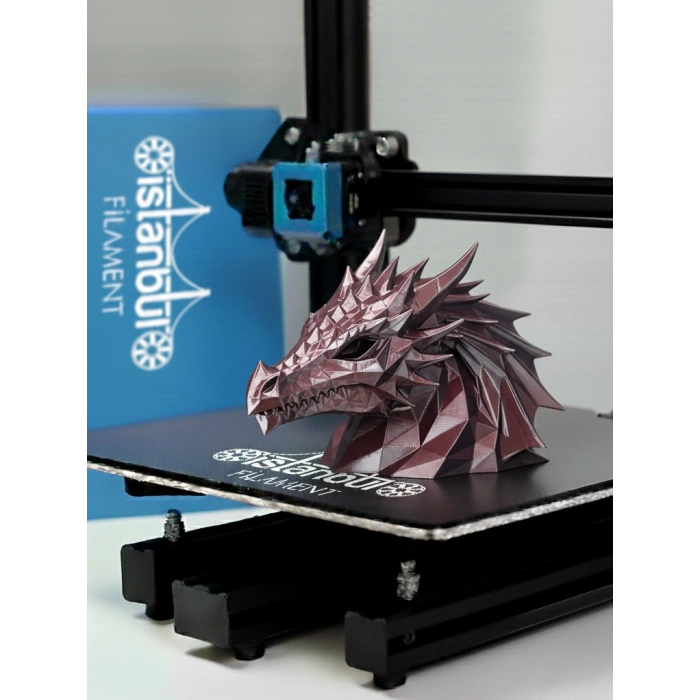 ÇİFT RENK SİLK PLA+ KIRMIZI - SİYAH DUAL COLOR