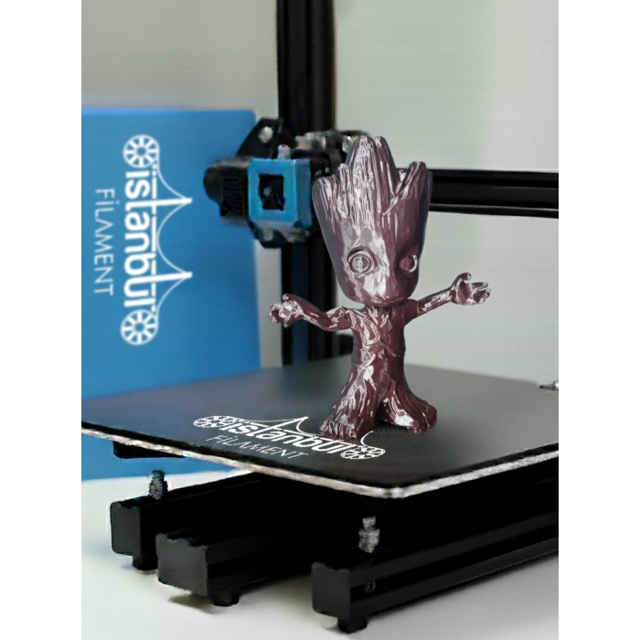 ÇİFT RENK SİLK PLA+ KIRMIZI - SİYAH DUAL COLOR