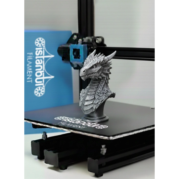 ÇİFT RENK SİLK PLA+ GÜMÜŞ - SİYAH DUAL COLOR