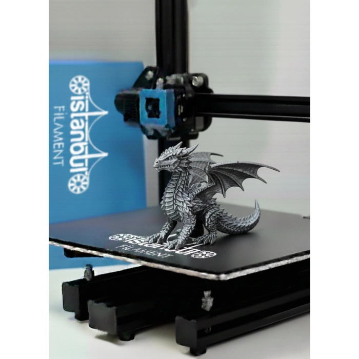 ÇİFT RENK SİLK PLA+ GÜMÜŞ - SİYAH DUAL COLOR