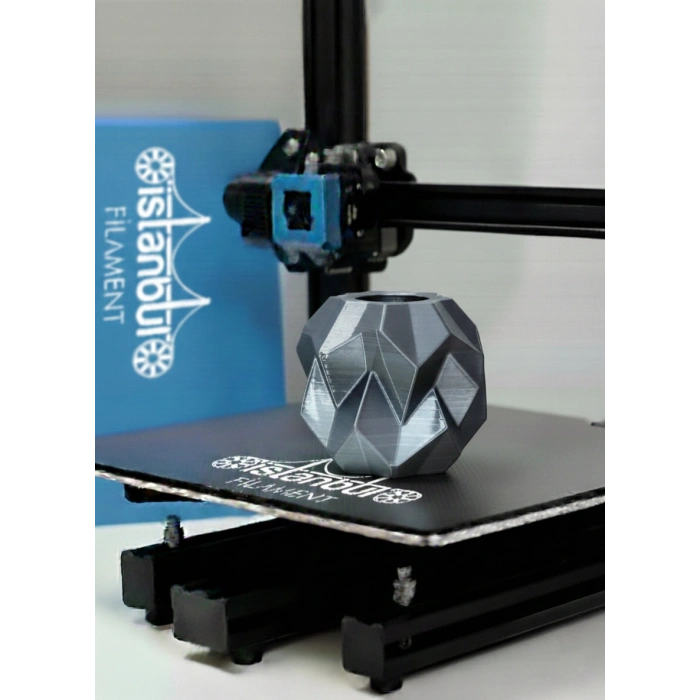 ÇİFT RENK SİLK PLA+ GÜMÜŞ - SİYAH DUAL COLOR