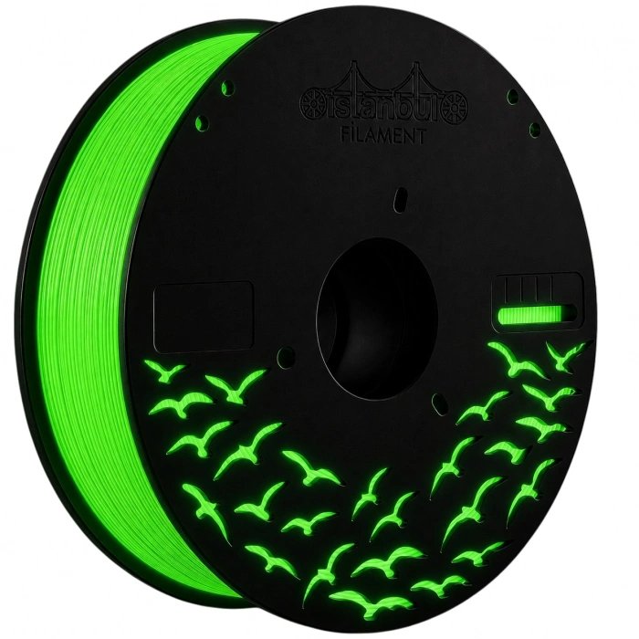 GLOW PLA PLUS FİLAMENT 1.75 mm GECE PARLAYAN 500 Gr (0.6 Nozzle Önerilir)