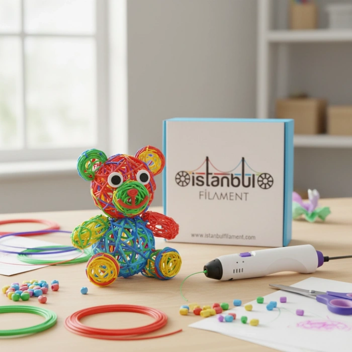 PLA 3D Kalem Yazıcı için 25 Renk (25x1 metre) 25 Metre PLA Filament