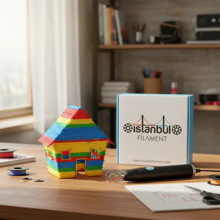 PLA 3D Kalem Yazıcı için 25 Renk (25x1 metre) 25 Metre PLA Filament