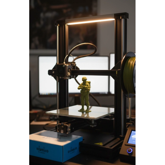 PLA + 500mms Askeri Yeşil Rengi 1KG