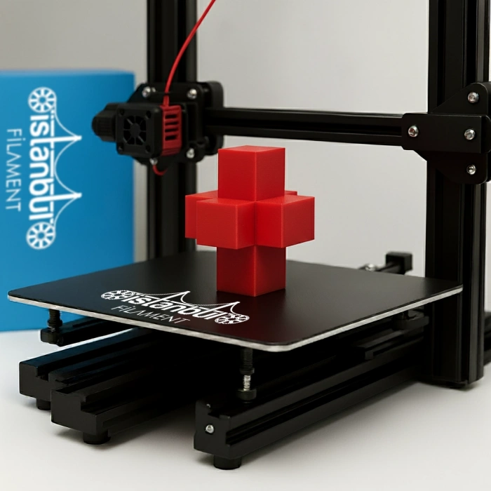 PLA + 500mms Kırmızı Renk 1KG