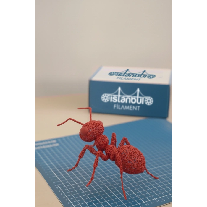 PLA + 500mms Kırmızı Renk 1KG