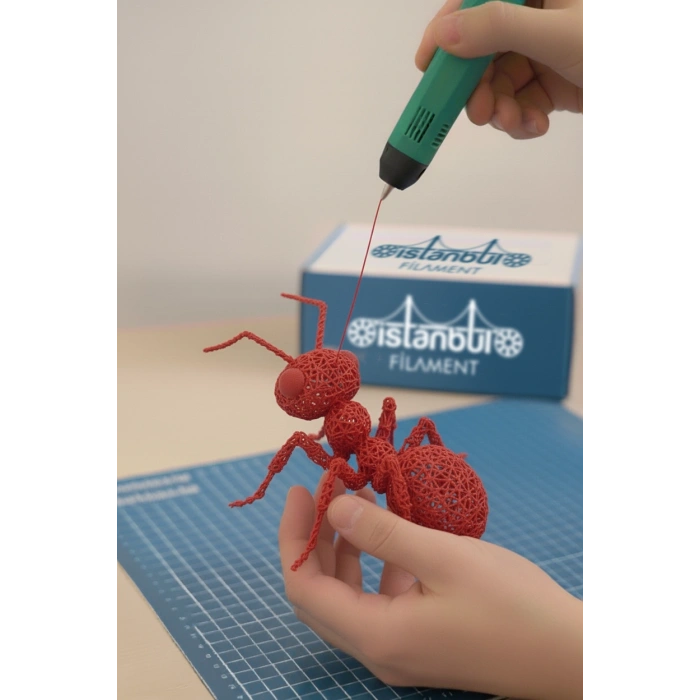 PLA + 500mms Kırmızı Renk 1KG