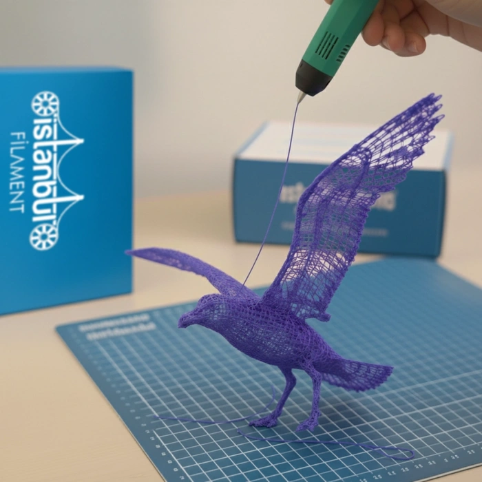 PLA + 500mms Mor Renk 1KG