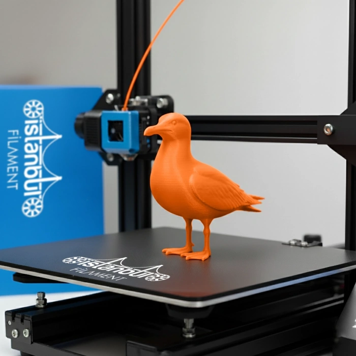 PLA + 500mms Pastel Turuncu Renk 1KG