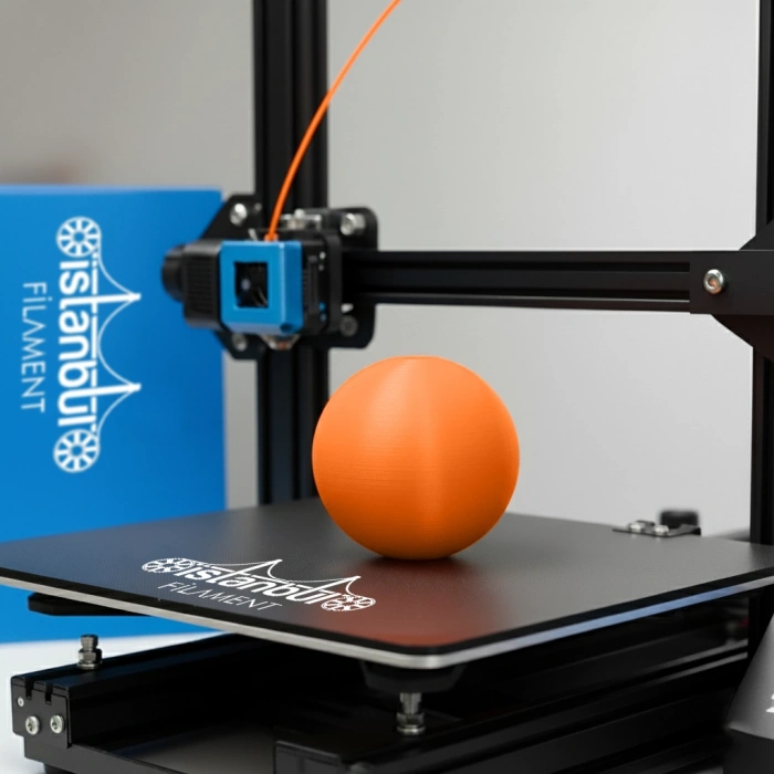 PLA + 500mms Pastel Turuncu Renk 1KG