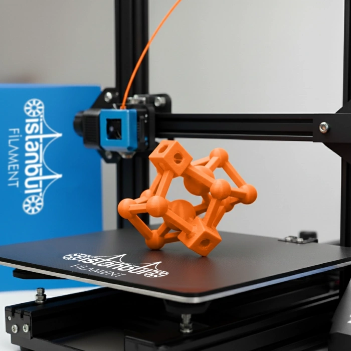 PLA + 500mms Pastel Turuncu Renk 1KG