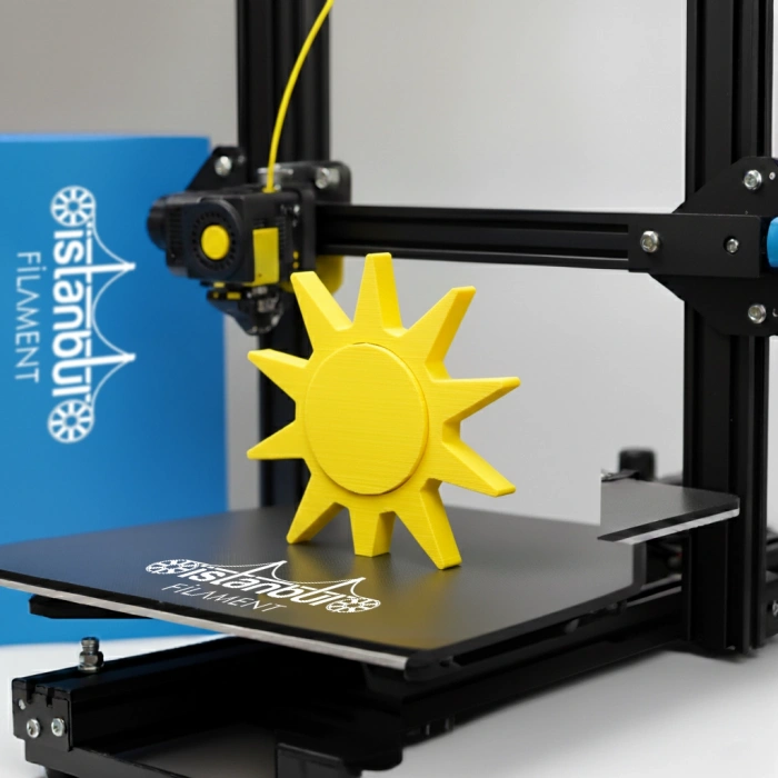 PLA + 500mms Sarı Renk 1KG