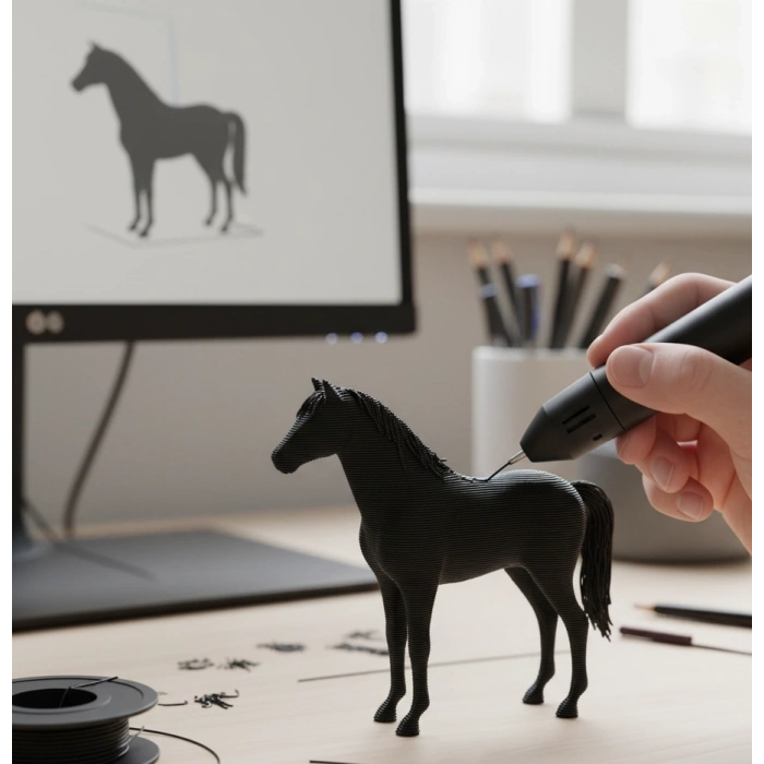 PLA + 500mms Siyah Renk1KG