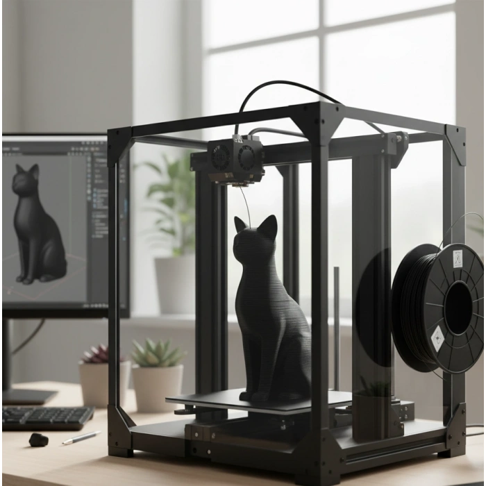 PLA + 500mms Siyah Renk1KG