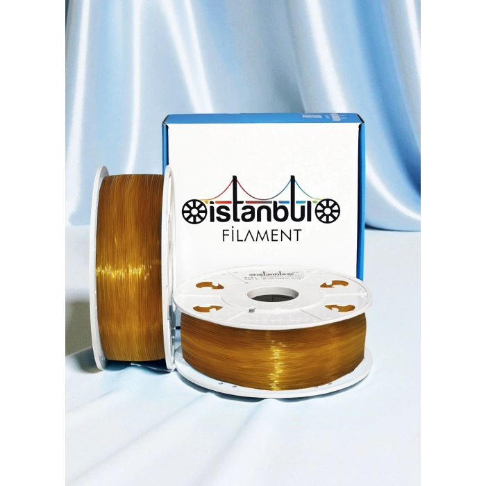 PLA TRANSPARAN SARI FİLAMENT 1 Kg Ø 1,75mm.