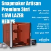 Snapmaker Artisan Premium 3in1 3D Yazıcı 1.6W LAZER HEDİYE