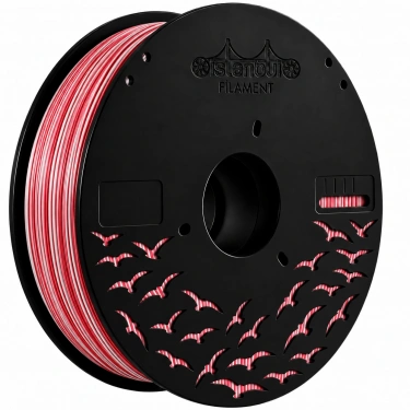 PLA PLUS KIRMIZI BEYAZ AY YILDIZ DUAL COLOR