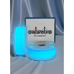 OCEAN BLUE GLOW FİLAMENT 1.75 mm GECE PARLAYAN 500 Gr (0.6 Nozzle Önerilir)