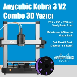 Anycubic Kobra 3 V2 Combo 3D Yazıcı