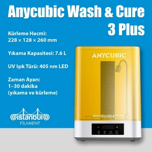 Anycubic Wash & Cure 3 Plus Yıkama Ve Kürleme Makinesi