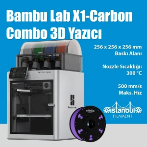 Bambu Lab X1-Carbon Combo 3D Yazıcı