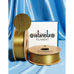 ÇİFT RENK SİLK PLA+ GOLD - SİYAH DUAL COLOR (Zümrüt Yeşil Efektli)