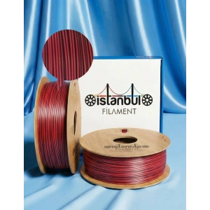 ÇİFT RENK SİLK PLA+ KIRMIZI - SİYAH DUAL COLOR