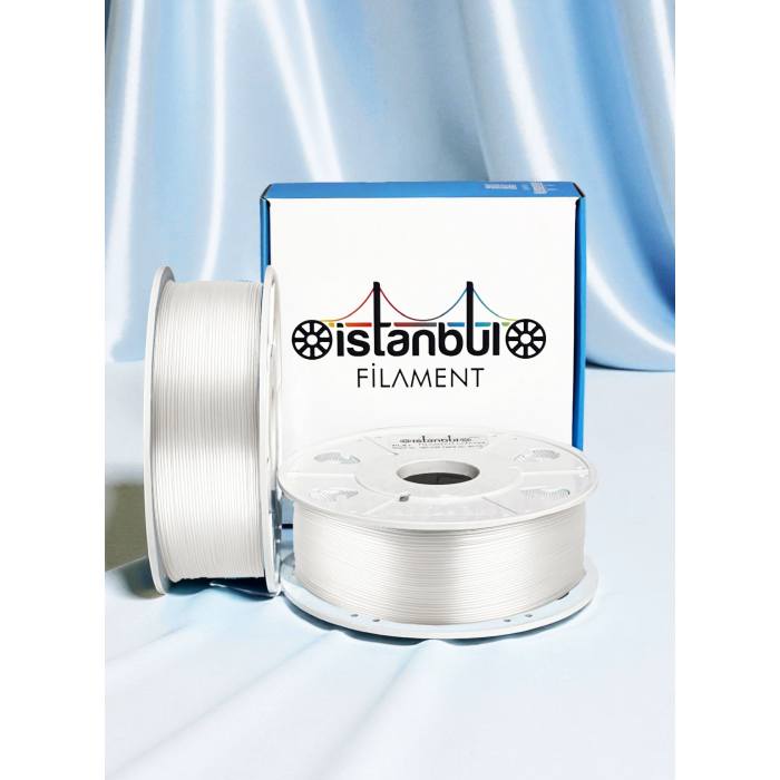 洋書 Platinum Silk Stamp & Seal Collection SILK PLA Pearl İnci Beyaz Filament | Parlak ve Pürüzsüz
