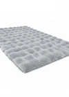 Carpet Dekor İthal Bubble Yumuşak Suni Tavşan Tüyü Halı Gri