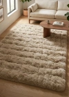 Carpet Dekor İthal Bubble Yumuşak Suni Tavşan Tüyü Halı Taş Rengi