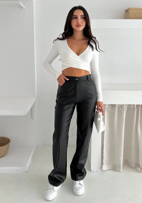 İçi Kadife Deri Pantolon