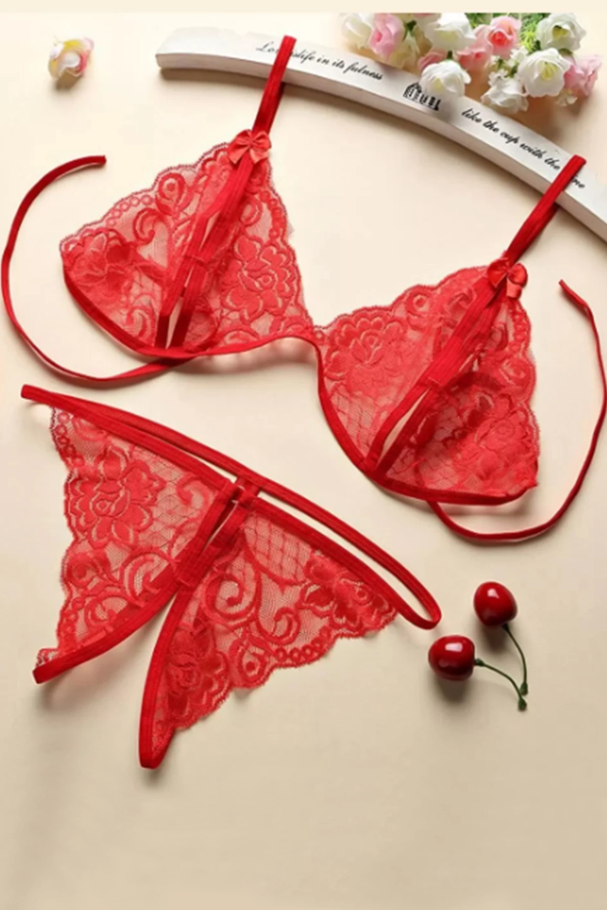 Dantelli Sütyen Külot Takımı