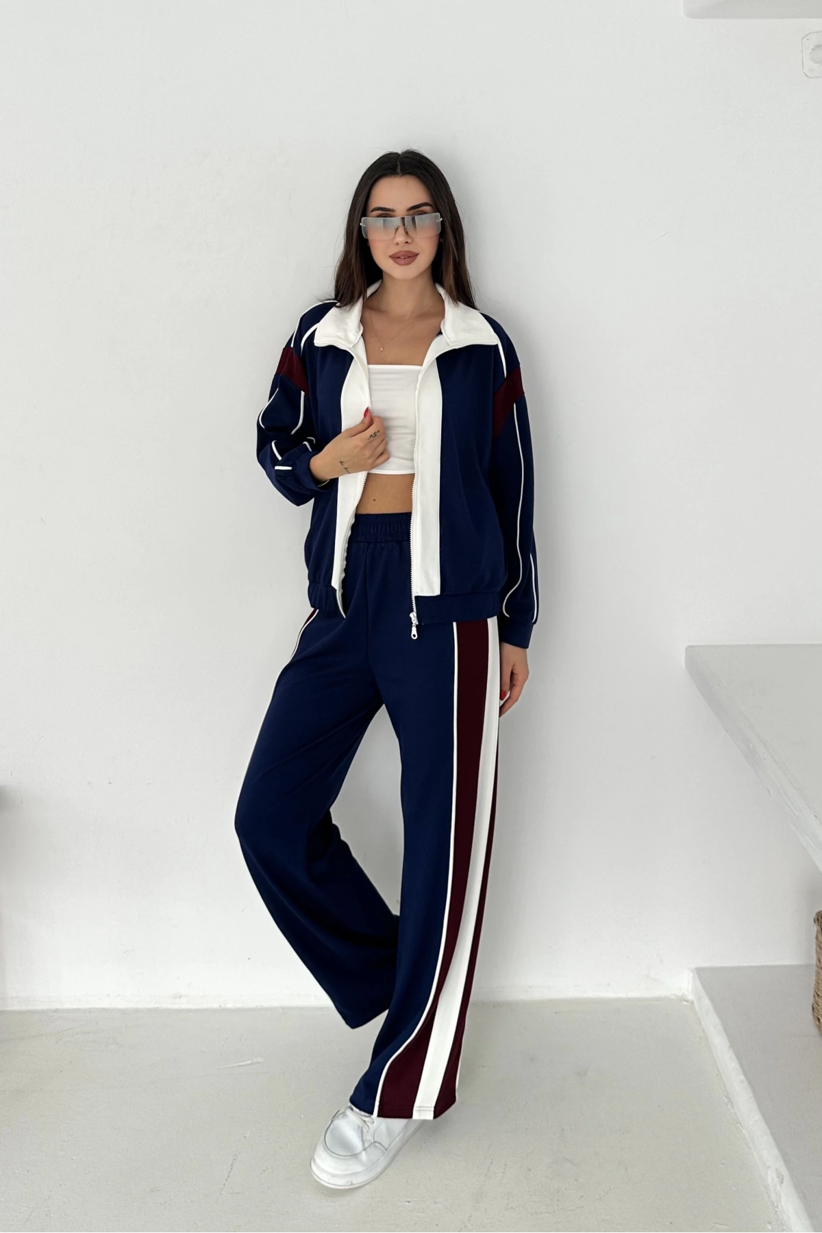 Garnili Fermuarlı Modal Takım